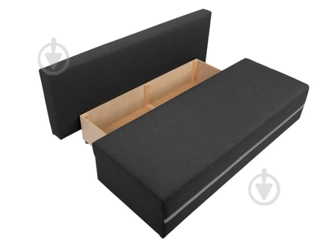 Диван прямий BRW MATA LUX 3DL чорний 1910x890x910 мм - фото 6