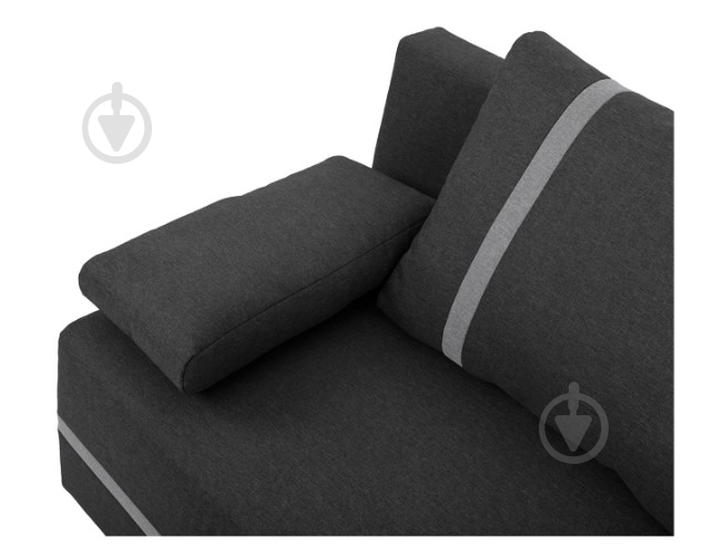 Диван прямий BRW MATA LUX 3DL чорний 1910x890x910 мм - фото 9