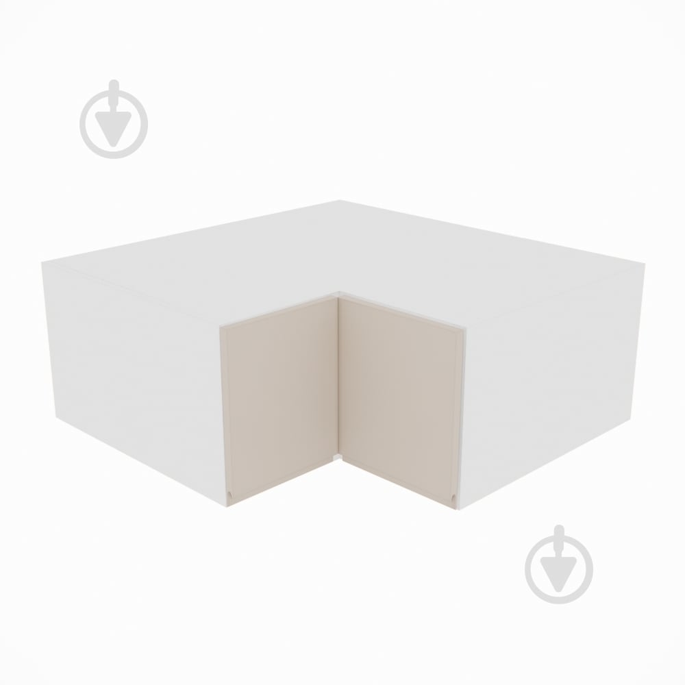 Шафа Влада (А 90х90 прямий (570)права) пломбір/білий Світ Меблів - фото 1