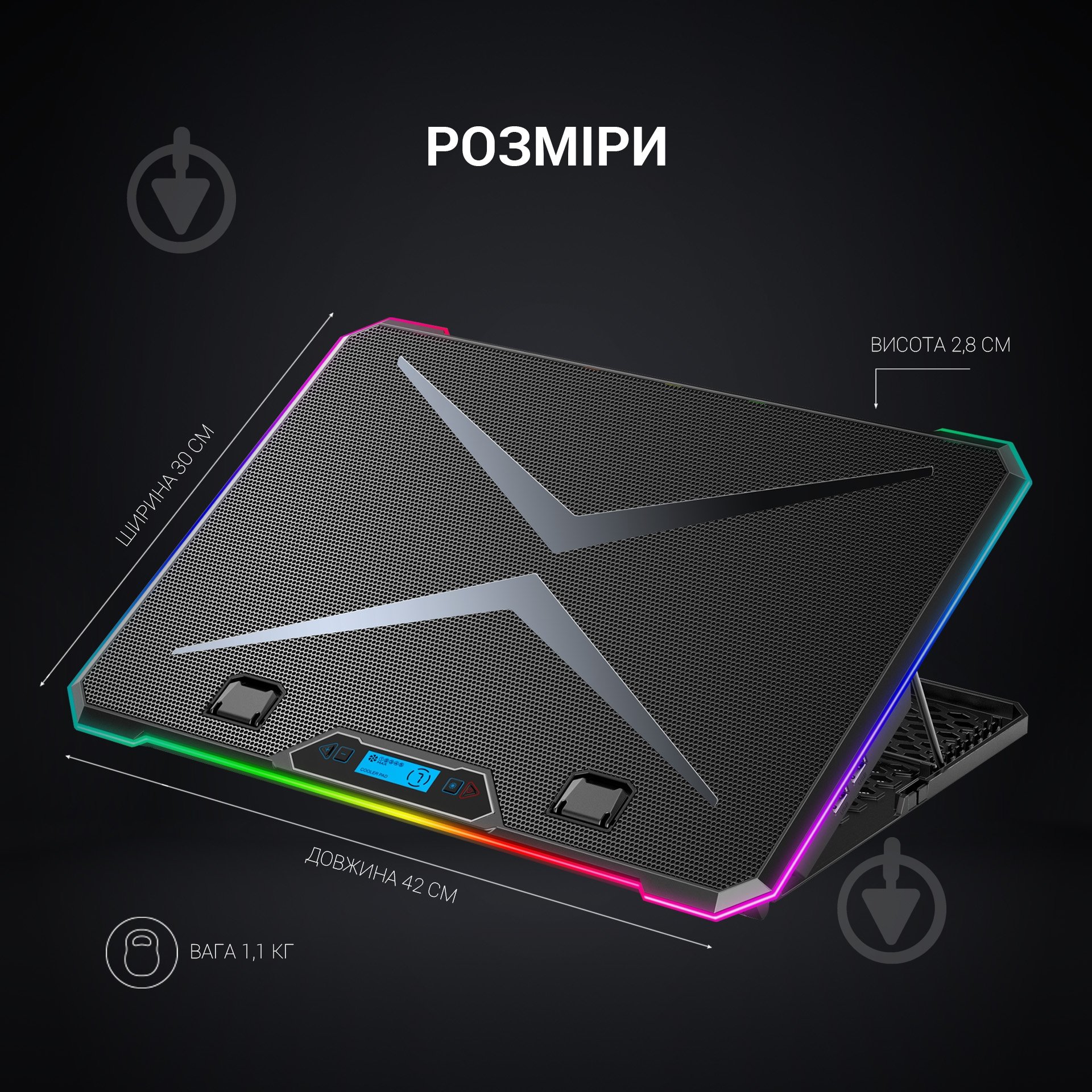 Подставка для ноутбука GamePro (CP940) - фото 15 Подставка для ноутбука GamePro (CP940) - фото 15