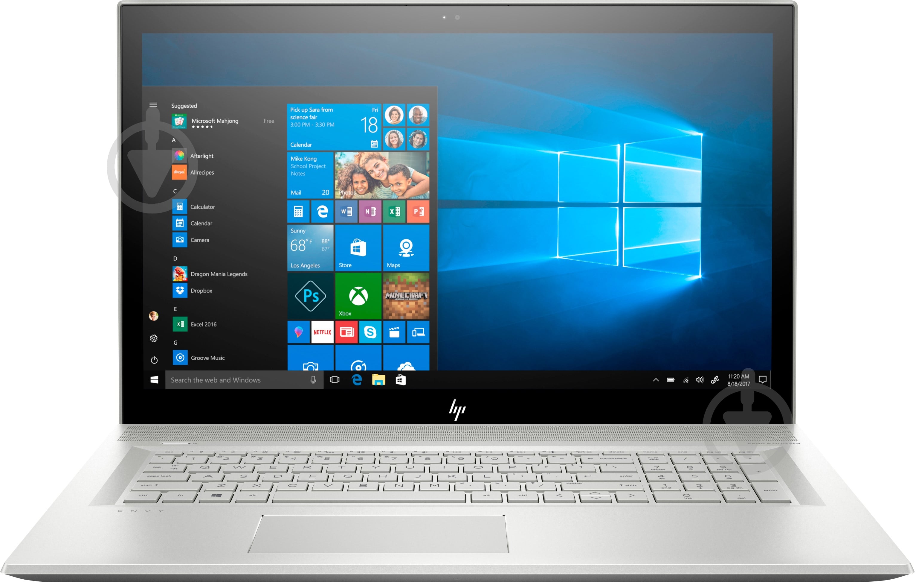 Ноутбук HP ENVY 17-bw0016ur 17.3" (4UC68EA) silver - фото 1 Ноутбук HP ENVY 17-bw0016ur 17.3" (4UC68EA) silver - фото 1