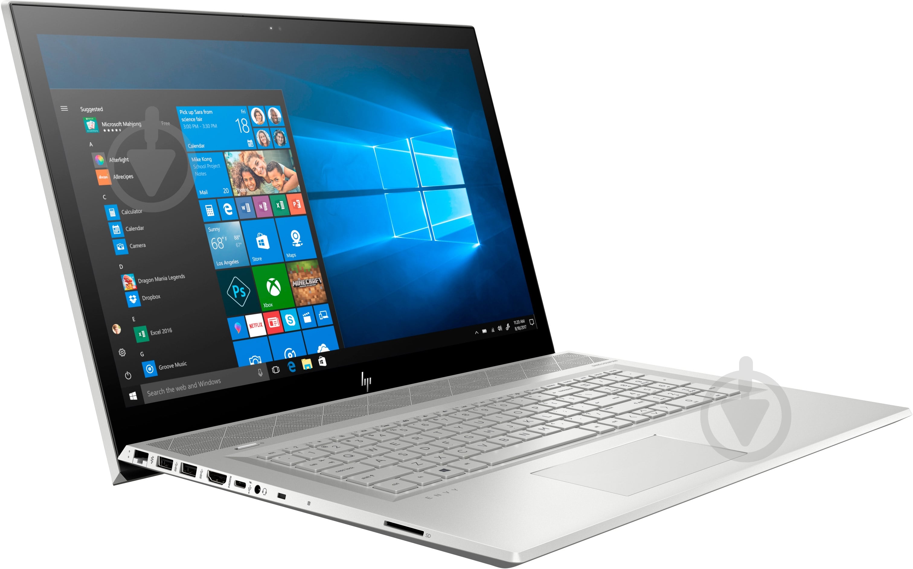 Ноутбук HP ENVY 17-bw0016ur 17.3" (4UC68EA) silver - фото 2 Ноутбук HP ENVY 17-bw0016ur 17.3" (4UC68EA) silver - фото 2