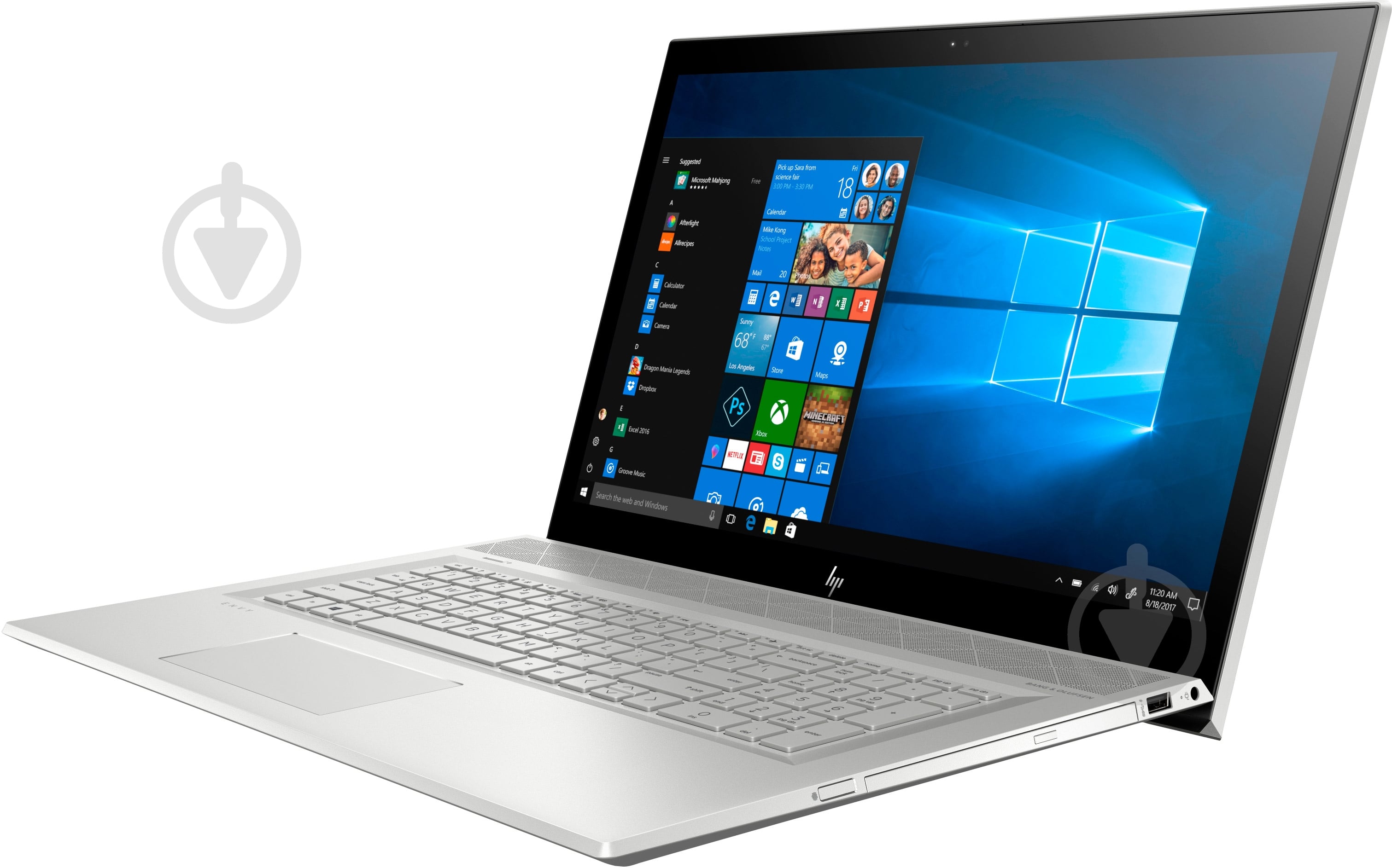 Ноутбук HP ENVY 17-bw0016ur 17.3" (4UC68EA) silver - фото 3 Ноутбук HP ENVY 17-bw0016ur 17.3" (4UC68EA) silver - фото 3