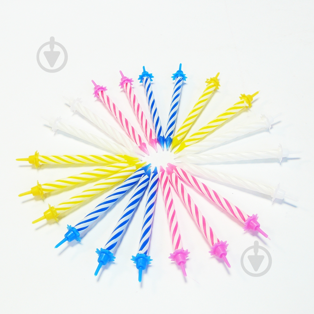 Свечи для торта Party House 24 шт.(6932673593241) - фото 2