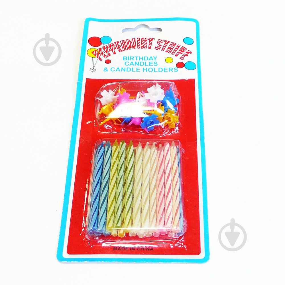 Свечи для торта Party House 24 шт.(6932673593241) - фото 1