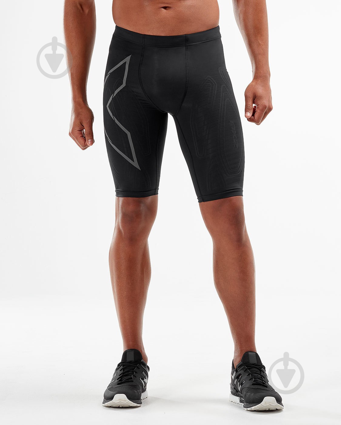 Велосипедки 2XU Light Speed Compression Shorts MA5331b_BLK/BRF р. 2XL чорний - фото 1