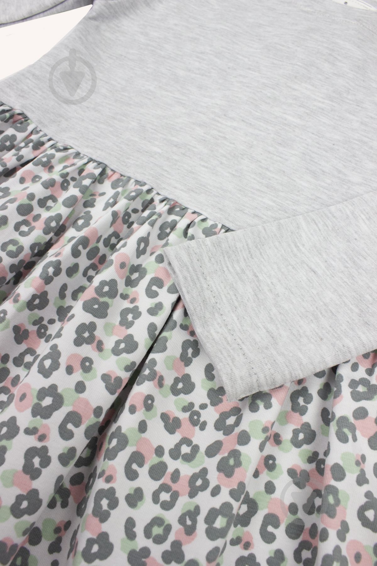 Платье Luna Kids р.122 серый с рисунком - фото 2