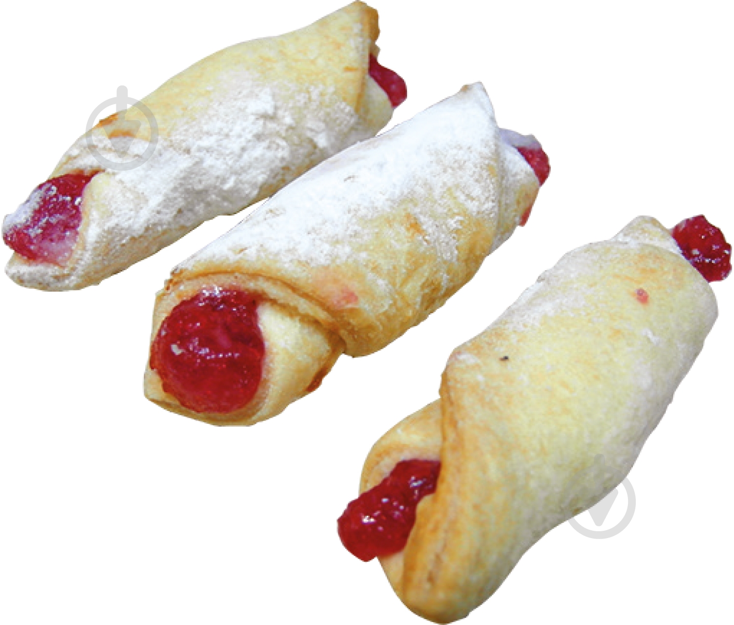 Печенье Рогалики с малиновым джемом 400 г - фото 1 Печенье Рогалики с малиновым джемом 400 г - фото 1