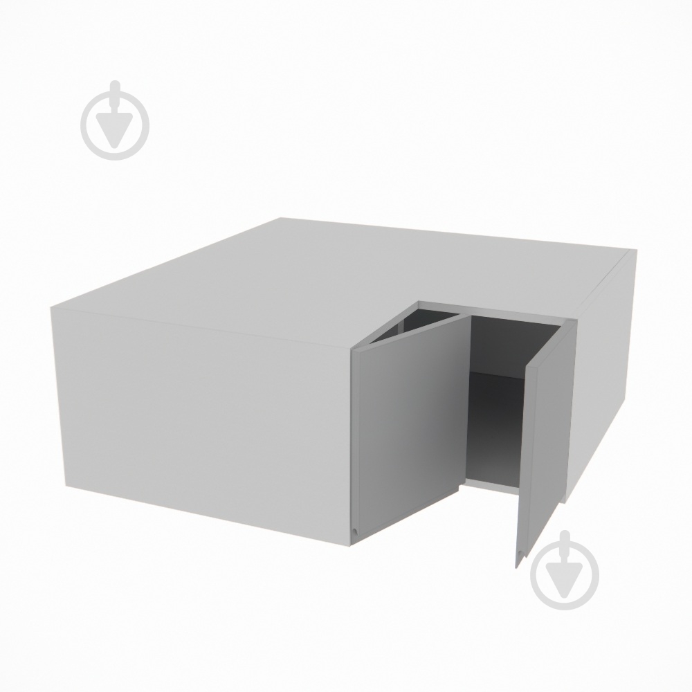 Шафа Влада (А 90х90 прямий (570)права) сірий оксамит/попелястий Світ Меблів - фото 2