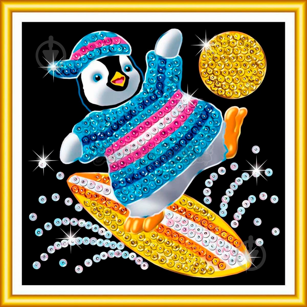 Набор для творчества Sequin Art 60 Penguin SA1328 - фото 2