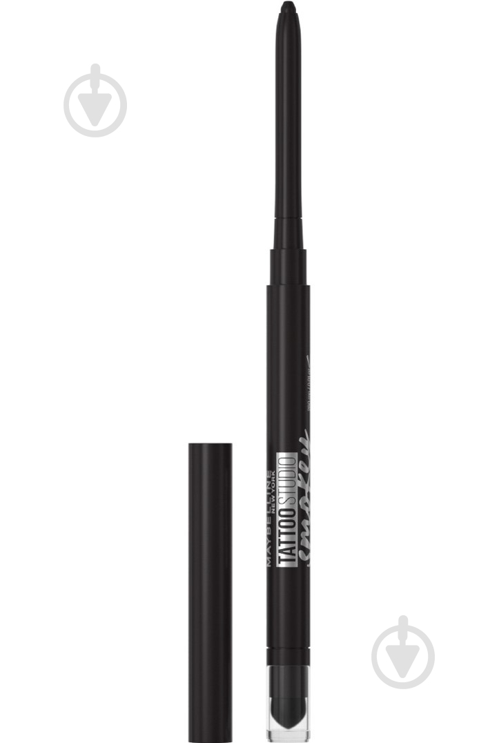 Олівець для очей Maybelline New York Tattoo Smokey Liner 010 Smokey Black 1 г - фото 2
