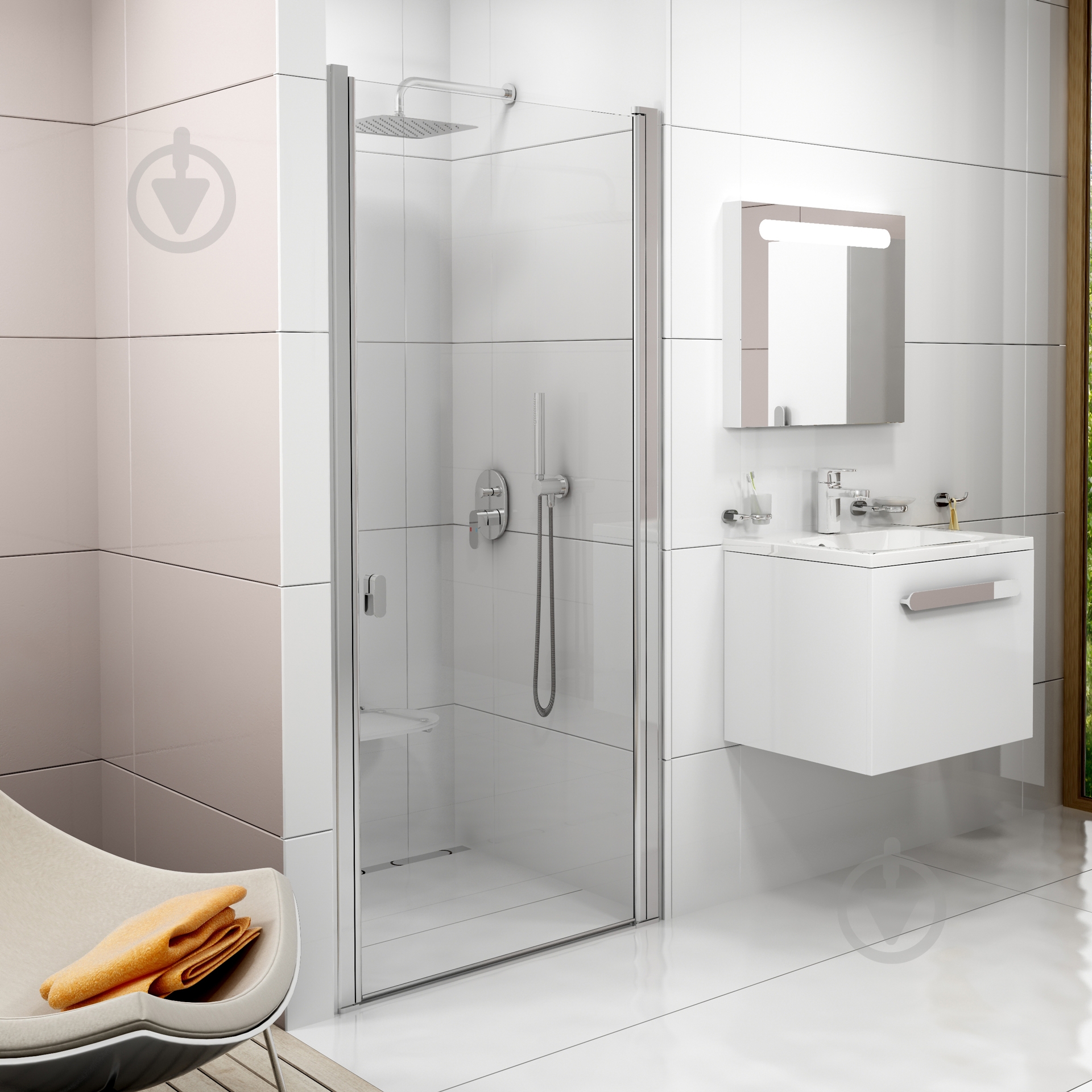 Душевые двери Ravak CSD1-90 - фото 1 Душевые двери Ravak CSD1-90 - фото 1