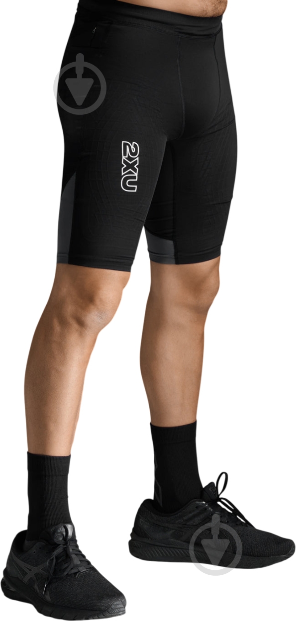 Велосипедки 2XU Light Speed React Compression Shorts MA7050b_BLK/WRF р. M чорний - фото 5 Велосипедки 2XU Light Speed React Compression Shorts MA7050b_BLK/WRF р. M чорний - фото 5