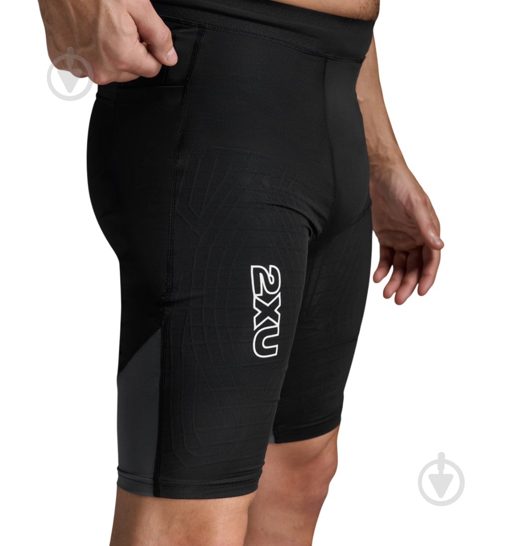 Велосипедки 2XU Light Speed React Compression Shorts MA7050b_BLK/WRF р. M чорний - фото 6 Велосипедки 2XU Light Speed React Compression Shorts MA7050b_BLK/WRF р. M чорний - фото 6