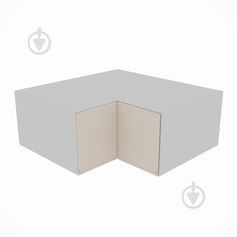 Шафа Влада (А 90х90 прямий (570)ліва) пломбір/попелястий Світ Меблів - фото 1 Шафа Влада (А 90х90 прямий (570)ліва) пломбір/попелястий Світ Меблів - фото 1