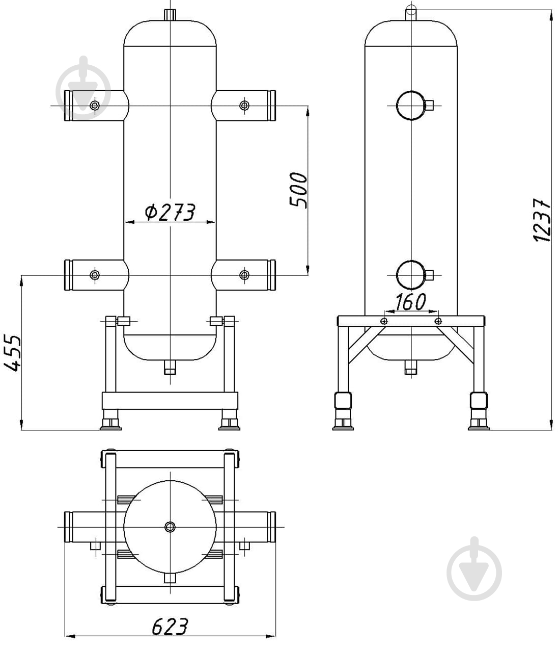 Гидрострелка Termojet в теплоизоляции ДУ80 - фото 2 Гидрострелка Termojet в теплоизоляции ДУ80 - фото 2