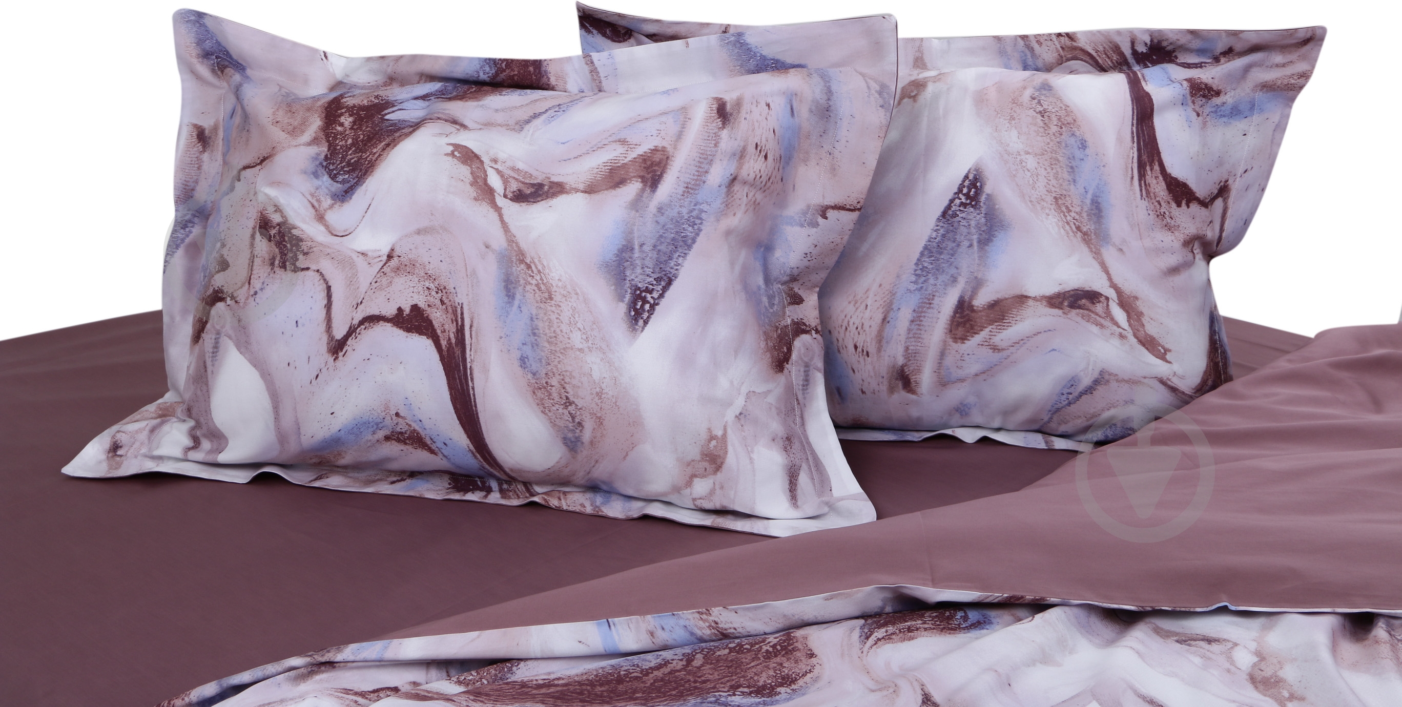 Комплект постельного белья Ice Sheet 2,0 коричневый с рисунком - фото 3
