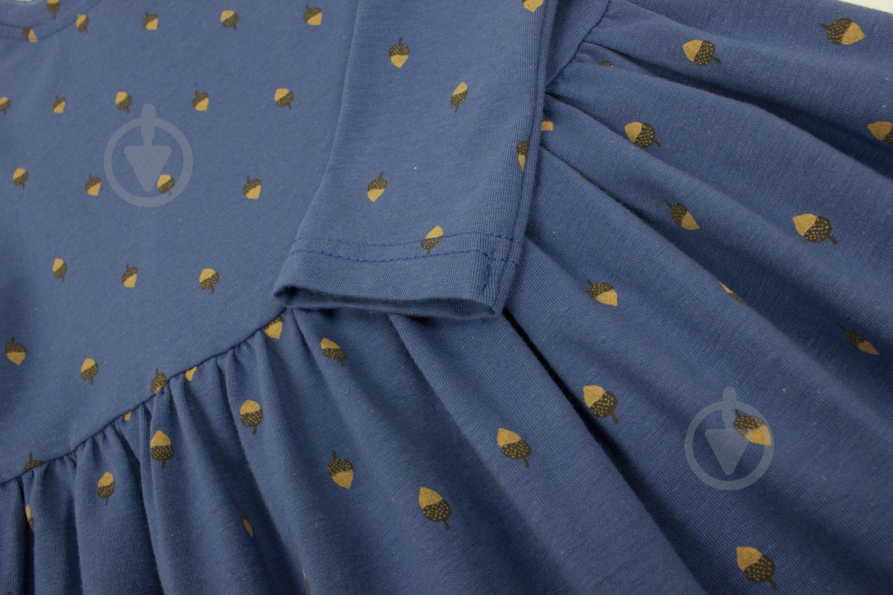 Платье Luna Kids р.110 синий с рисунком - фото 2 Платье Luna Kids р.110 синий с рисунком - фото 2