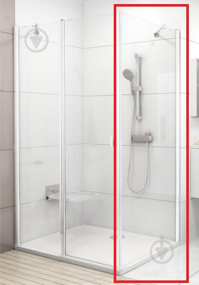 Душевая стенка Ravak CPS-90 White+Transparent - фото 1 Душевая стенка Ravak CPS-90 White+Transparent - фото 1