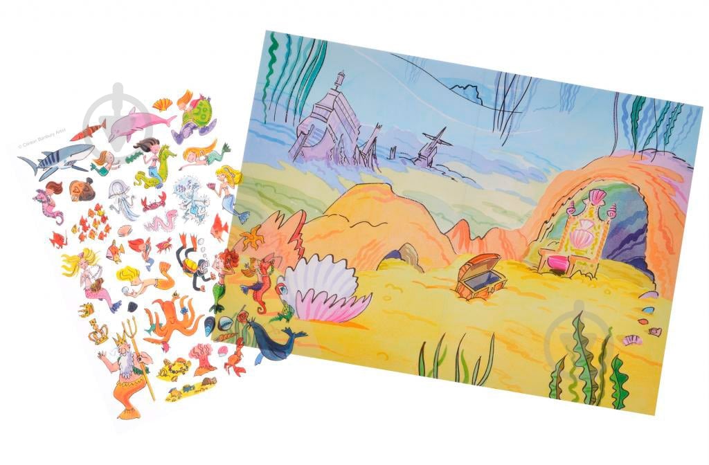 Набор наклеек Scribble Down Бухта русалок SD/07 - фото 2