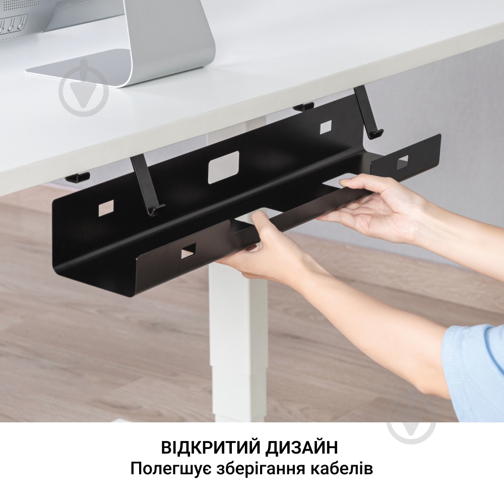 Органайзер для кабелей CT310 OfficePro черный - фото 6