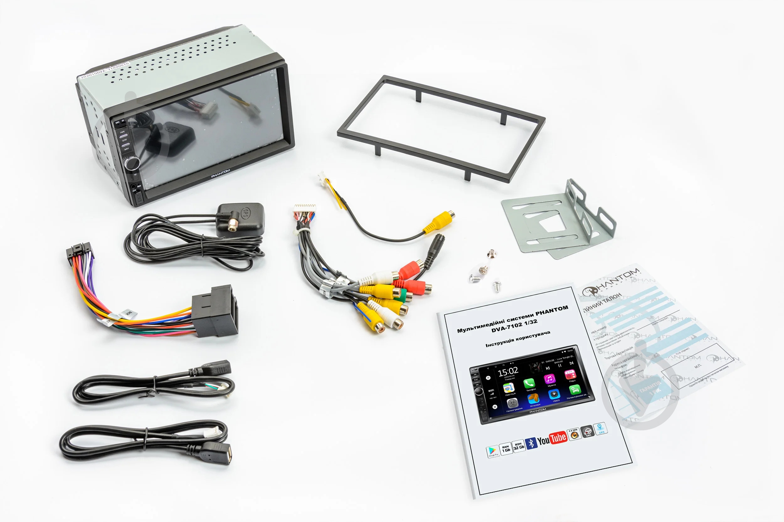 Автомагнитола Phantom DVA-7102 1/32 - фото 3 Автомагнитола Phantom DVA-7102 1/32 - фото 3