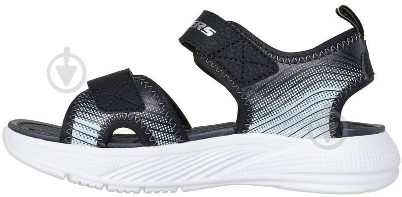 Сандалии Skechers MICROSPEC-SPLASH 407034L BKSL р.35 черный - фото 2