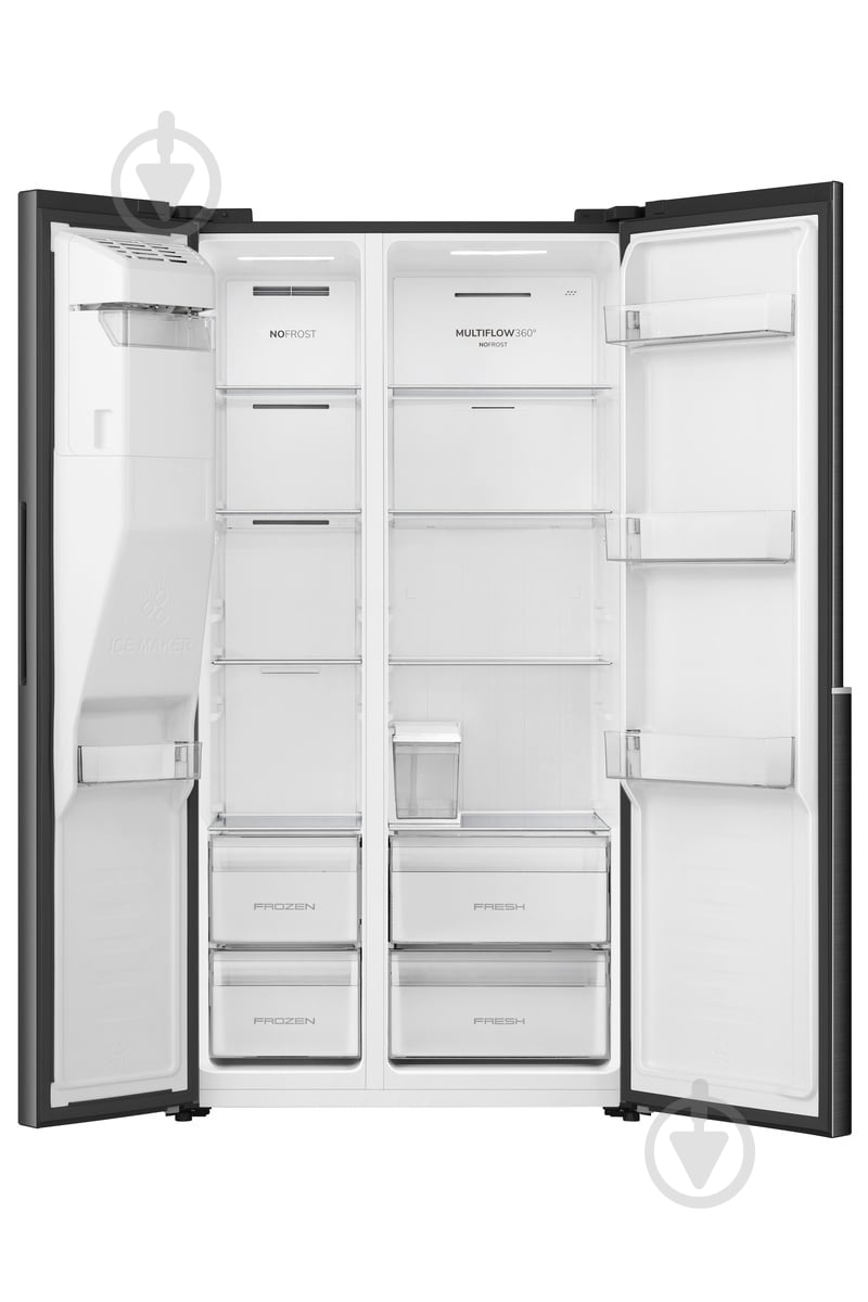 Холодильник Gorenje Side by Side NRS917E61BX - фото 2