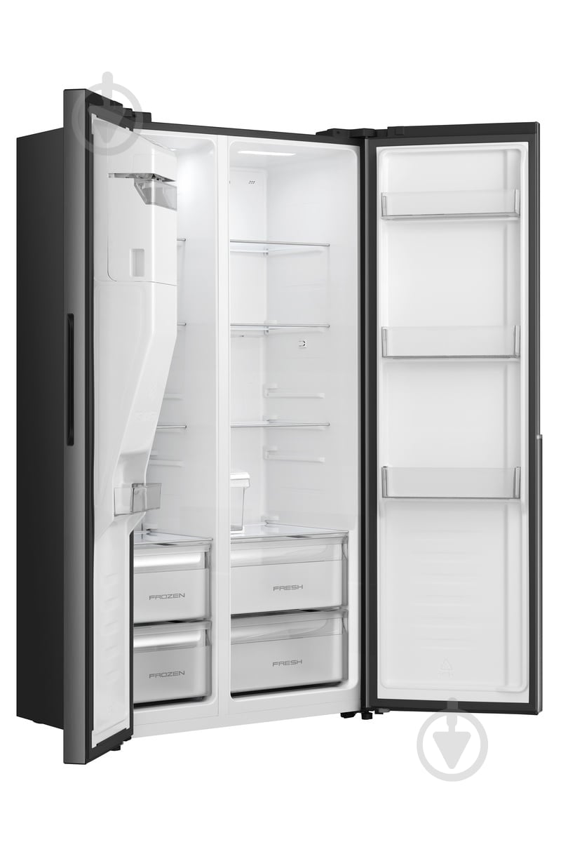 Холодильник Gorenje Side by Side NRS917E61BX - фото 4
