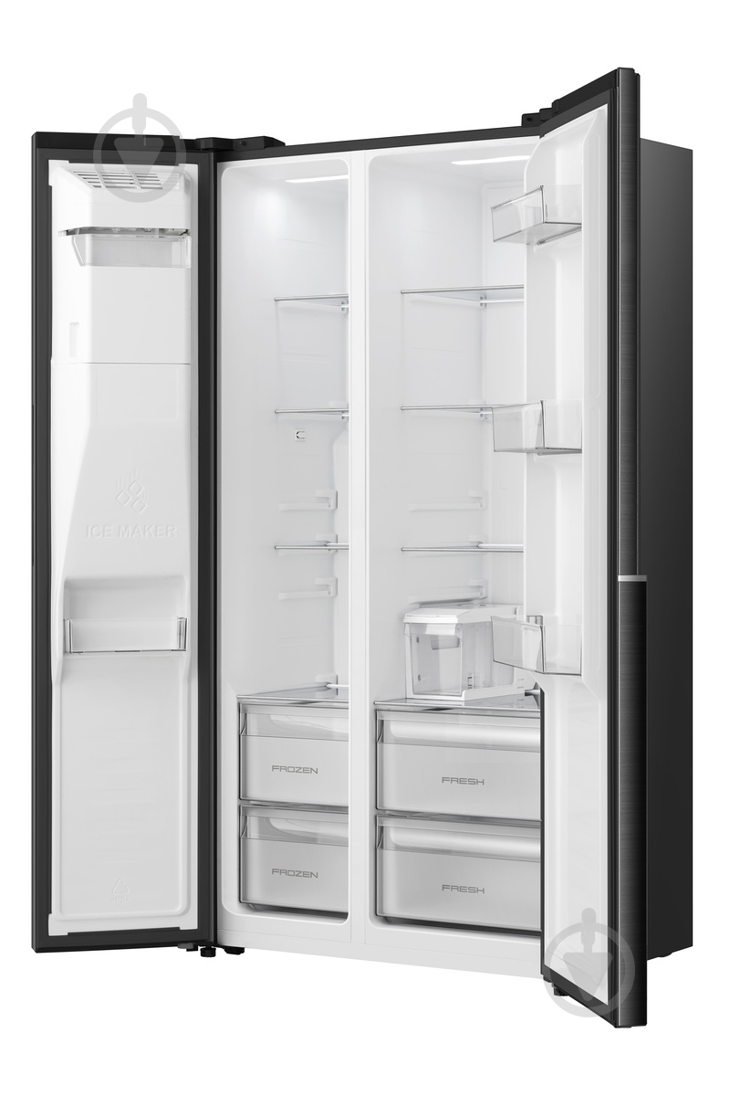 Холодильник Gorenje Side by Side NRS917E61BX - фото 3