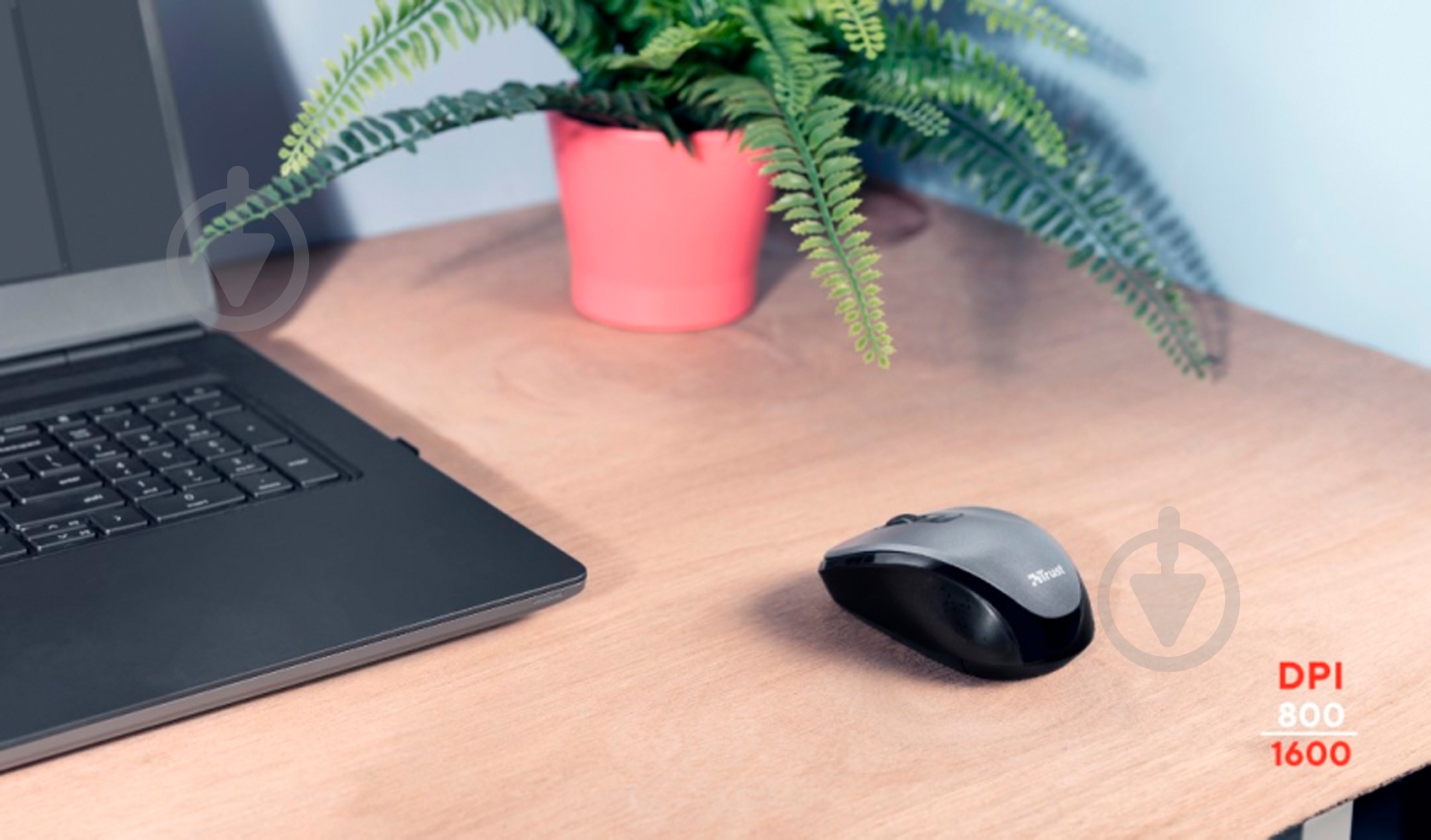 Мышь Trust Yvi Dual Mode Wireless Mouse black (24208) - фото 7