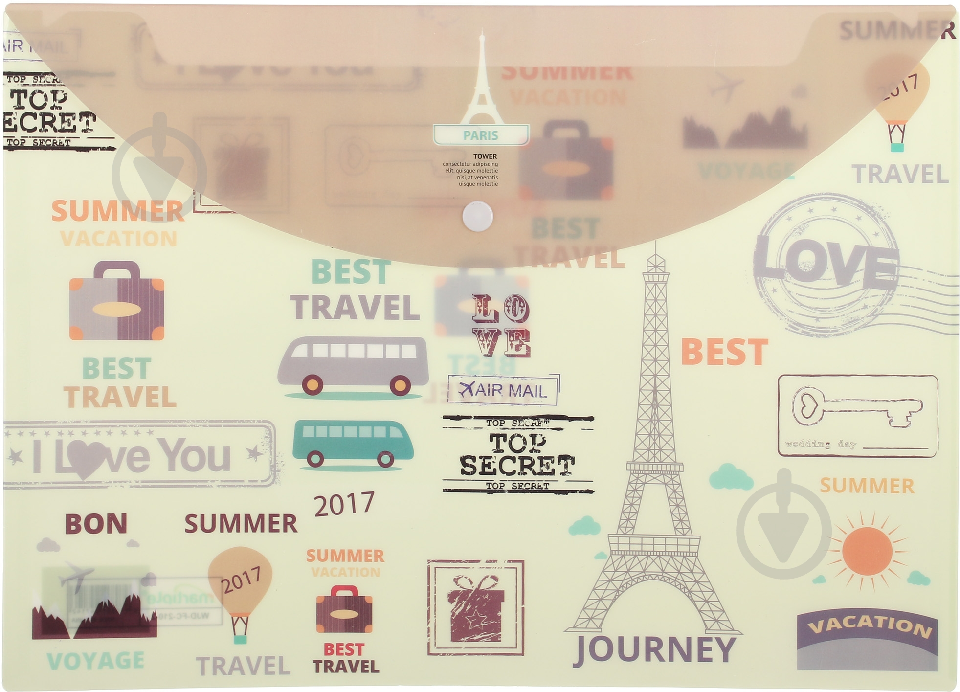 Папка-конверт Париж А4 - фото 1 Папка-конверт Париж А4 - фото 1