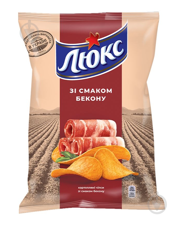 Чипсы Люкс со вкусом бекона 105 г - фото 4