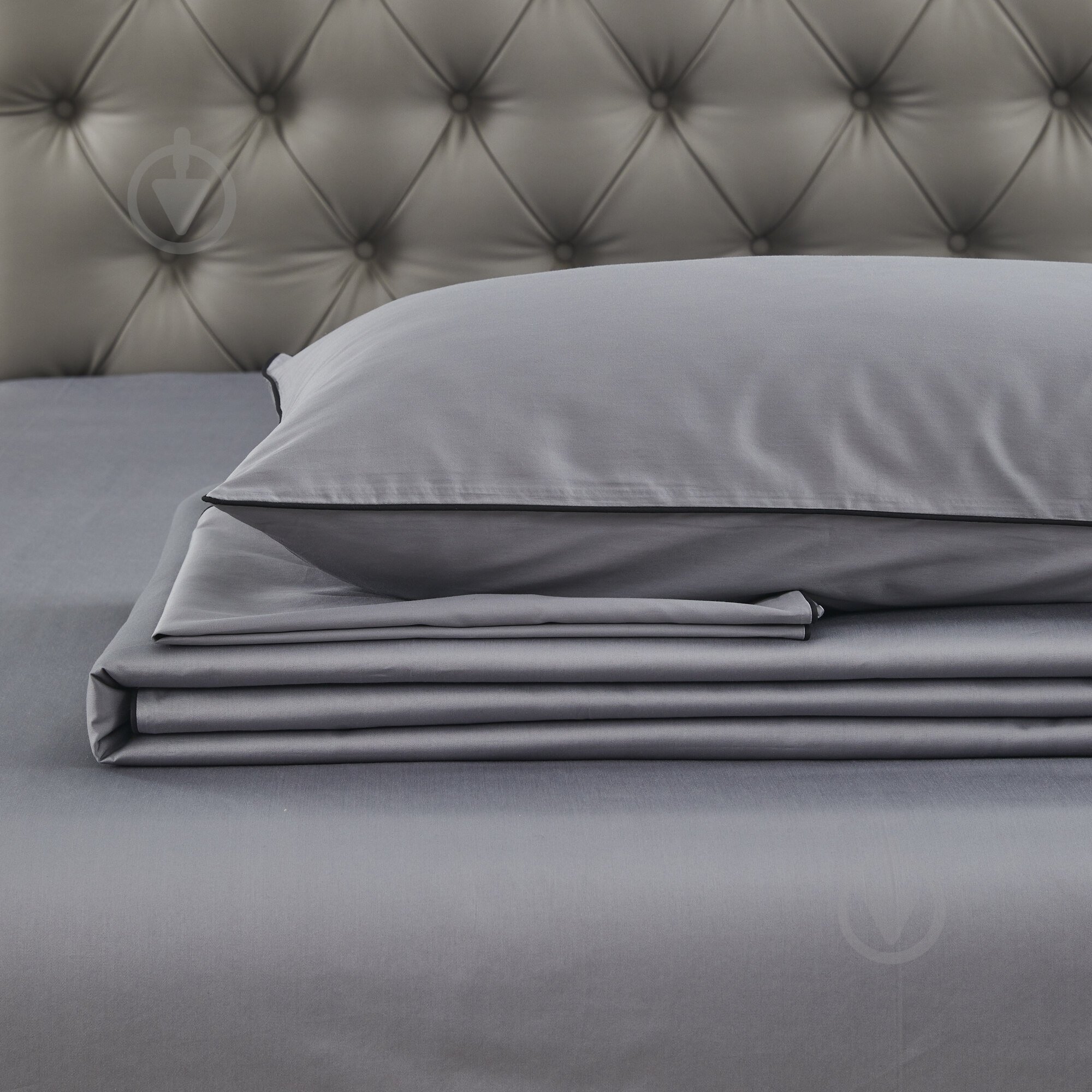 Комплект постельного белья Solid семейный темно-серый La Nuit - фото 11 Комплект постельного белья Solid семейный темно-серый La Nuit - фото 11