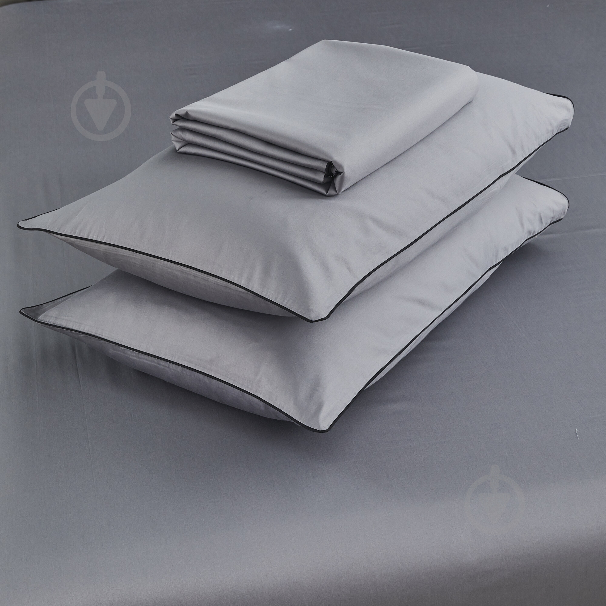 Комплект постельного белья Solid семейный темно-серый La Nuit - фото 7 Комплект постельного белья Solid семейный темно-серый La Nuit - фото 7