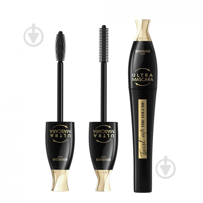 Туш для вій Bourjois Twist Up The Volume Ultra Black 8 мл - фото 1
