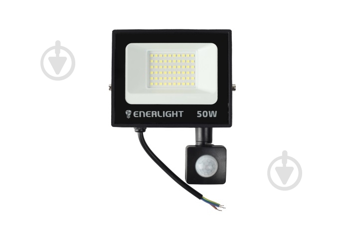 Прожектор с датчиком движения Enerlight MANGUST 50 Вт IP65 черный MANGUST50SMD80СS - фото 2 Прожектор с датчиком движения Enerlight MANGUST 50 Вт IP65 черный MANGUST50SMD80СS - фото 2