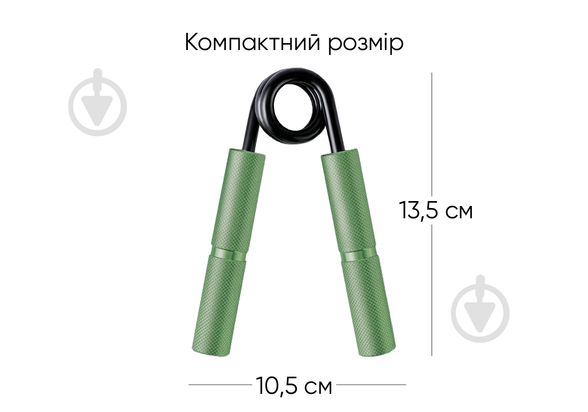 Эспандер кистевой EasyFit ножницы 91 кг зеленый - фото 2 Эспандер кистевой EasyFit ножницы 91 кг зеленый - фото 2