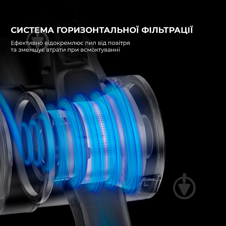 Пылесос аккумуляторный JIMMY H8 Plus blue - фото 7
