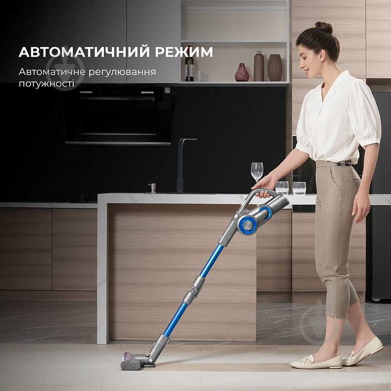 Пылесос аккумуляторный JIMMY H8 Plus blue - фото 10
