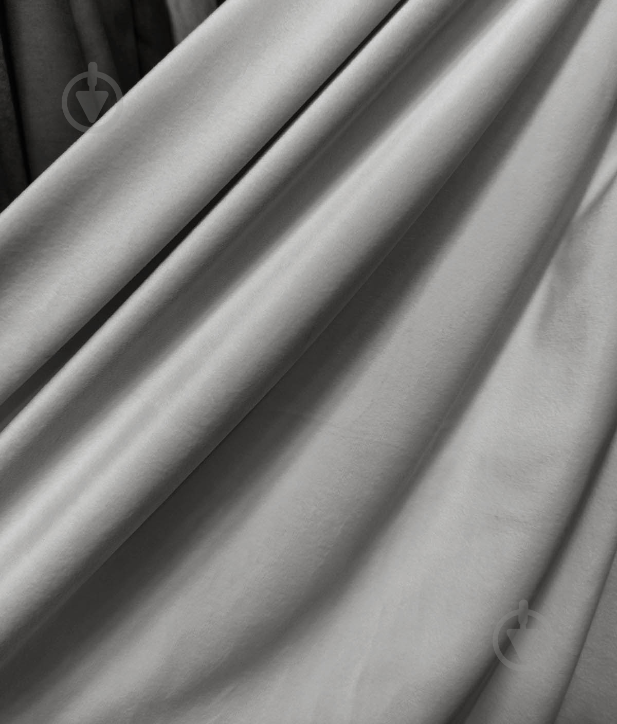 Штора Бархат 250x255 серый Декор-ін - фото 3