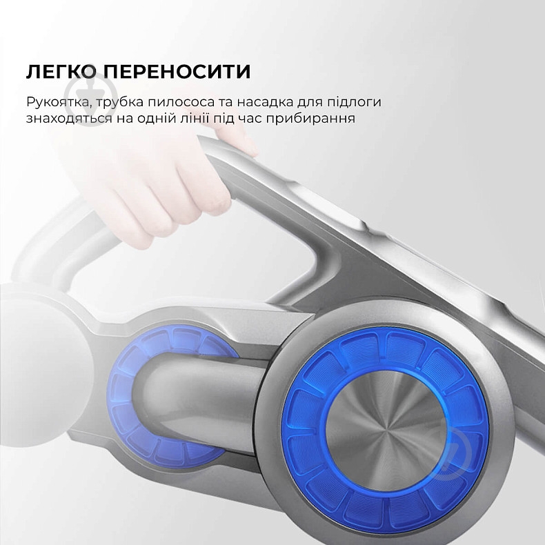 Пылесос аккумуляторный JIMMY JV85 blue - фото 5