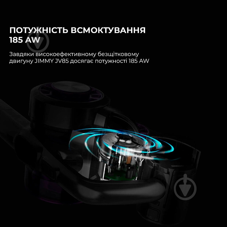 Пылесос аккумуляторный JIMMY JV85 blue - фото 6