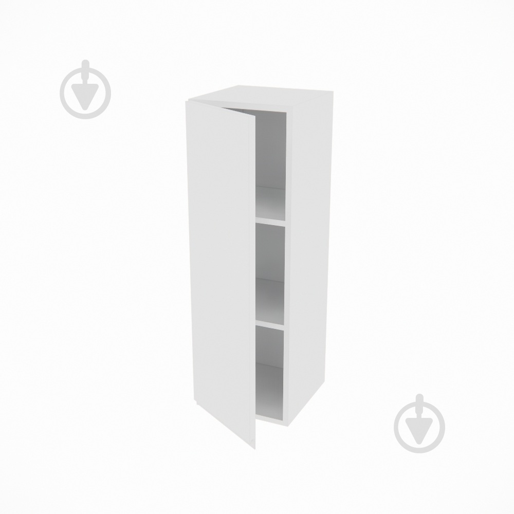 Шкаф Влада (В 30/30Ск (920)левая) белый шелк/белый Світ Меблів - фото 2 Шкаф Влада (В 30/30Ск (920)левая) белый шелк/белый Світ Меблів - фото 2