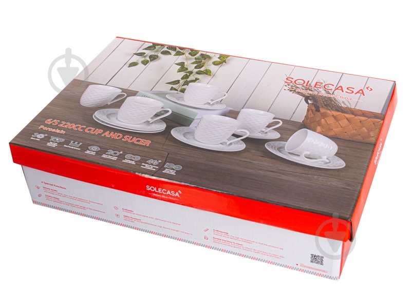 Сервиз чайный Lefard Wave, 12 прдметів 220 мл - фото 6