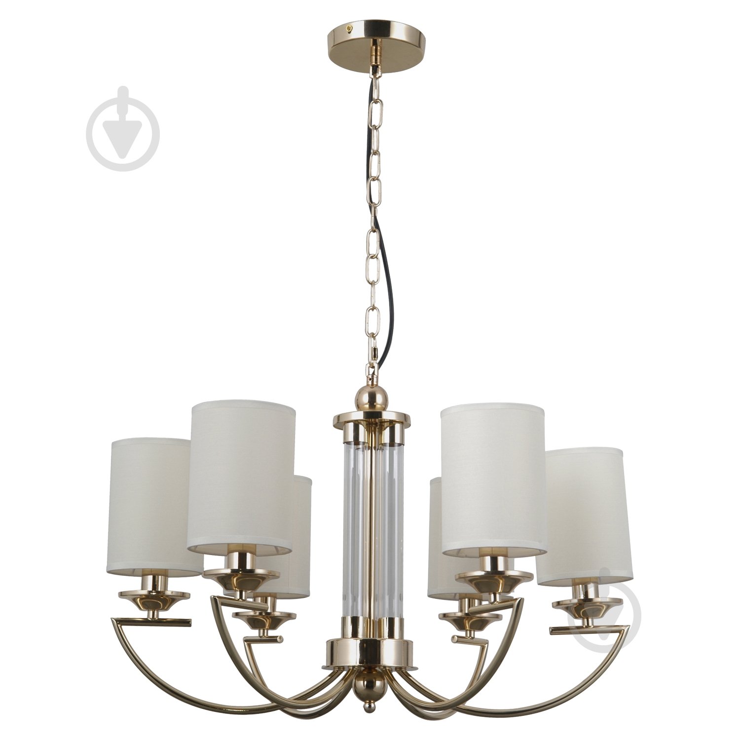 Люстра Victoria Lighting 6x40 Вт E14 золотой Ursula/PL6 gold - фото 1