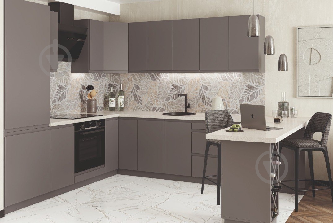 Шкаф Влада (В 30/30Ск (920)левая) графит/белый Світ Меблів - фото 3 Шкаф Влада (В 30/30Ск (920)левая) графит/белый Світ Меблів - фото 3