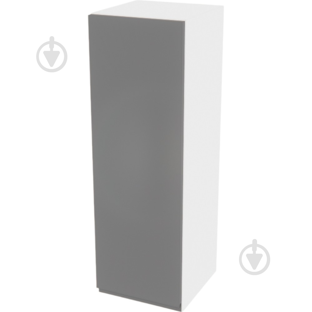 Шкаф Влада (В 30/30Ск (920)правая) графит/белый Світ Меблів - фото 1 Шкаф Влада (В 30/30Ск (920)правая) графит/белый Світ Меблів - фото 1