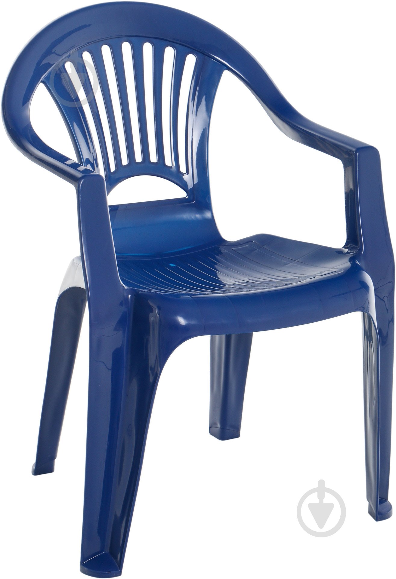 Стул пластиковый Алеана Стул "Луч" 56,0х57,5х77,5 см 77,5x57,5x56 см темно-синий - фото 1