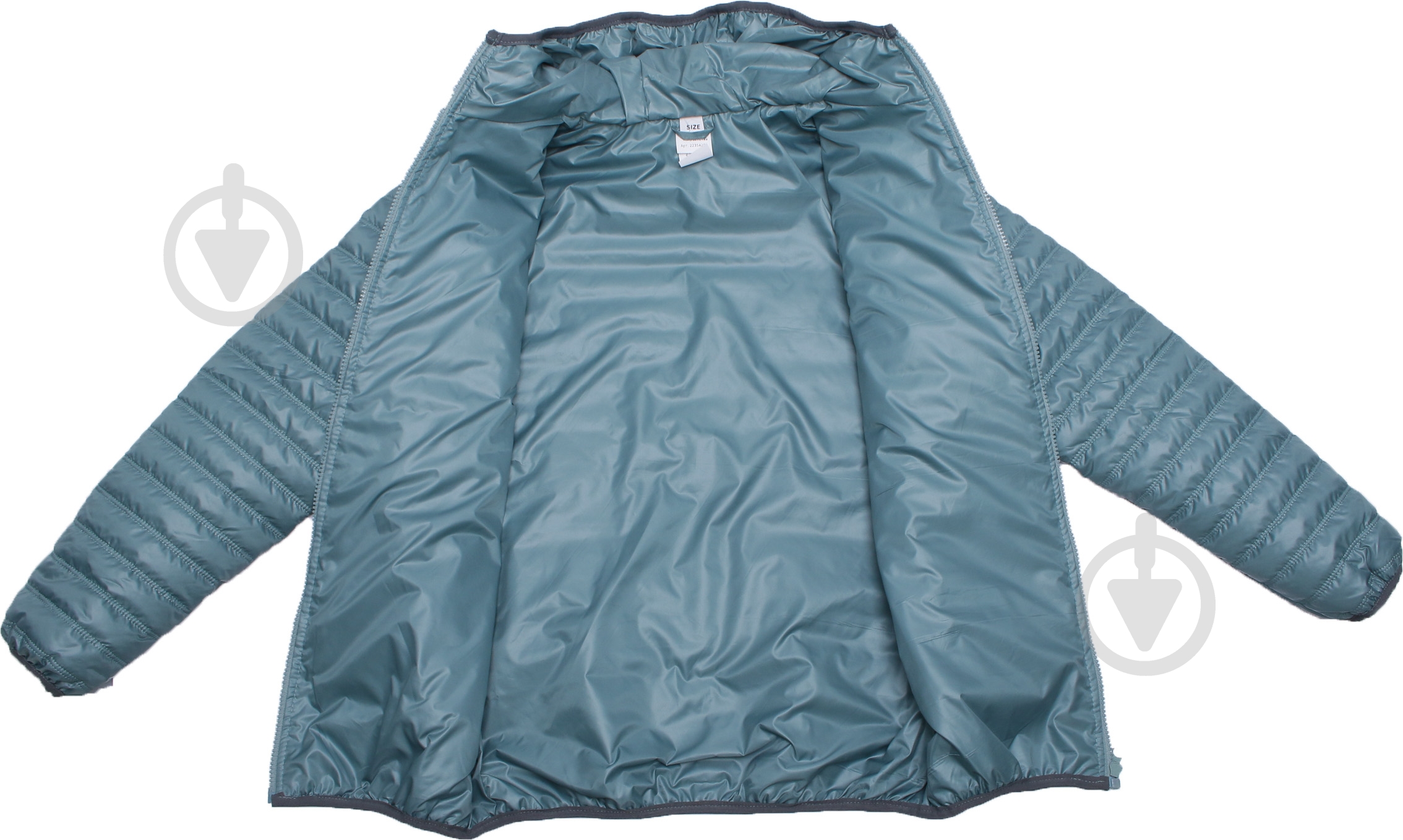 Куртка детская для девочки Білтекс стеганая р.152 зеленый - фото 4